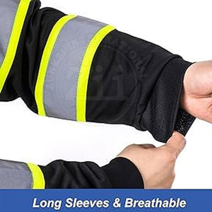 Sweat-shirts réfléchissants haute visibilité, nouvelle conception, pour l'automne et l'hiver, vêtements de sécurité - Product Image 5