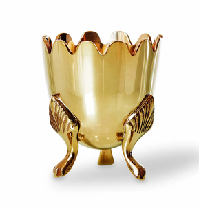 Support à œufs en laiton de bonne qualité avec finition miroir, meilleur grossiste, logo et prix personnalisés, 6 tasses avec plateau, pour table de petit-déjeuner - Product Image 4