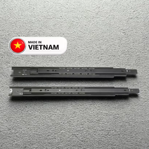 Aodeli Full Extension Smooth Heavy <b>Load</b> Steel Ball Drawer Slides Zinc Plated for Kitchen Dining Bedroom Bathroom - Product Image 1