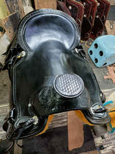 อานขี่ม้าหนังนิ่มแบบตะวันตกทำด้วยมือดีไซน์แบบมืออาชีพทนทาน - Product Image 4