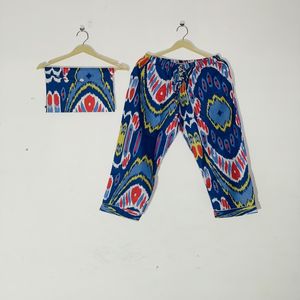 Conjunto de Pijama de Algodón de Pantalón Largo de Gran Venta - Ropa de Dormir de Algodón, Pijama y Ropa de Estar por Casa Bohemio de Verano para Mujer, Regalo - Product Image 3