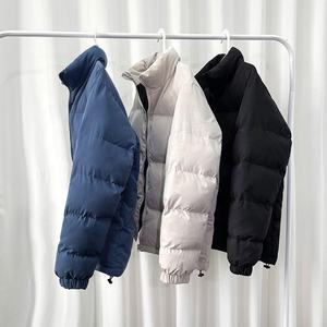 OEM Custom High Quality Warm Solid Zip Up Stand Collar <b>Duck</b> <b>Down</b> <b>Jacket</b> Men Winter Puffer <b>Jacket</b> - Product Image 2