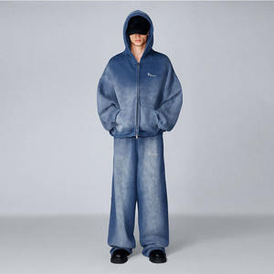 Nuevo Diseño de Chándal con Capucha y Cierre de Cremallera, Estampado Invernal, Informal, Ligero, de Corte Regular para Hombre, 100% Algodón de Secado Rápido - Product Image 5