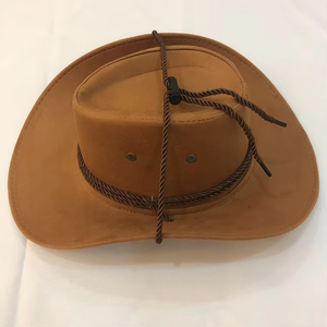 Sombrero de Vaquero Occidental, Gorra de Verano para Montar a Caballo, Sombrero de Cuero Sintético con Imitación de Piel, Sombrero de Vaquero para Campamento al Aire Libre - Product Image 3