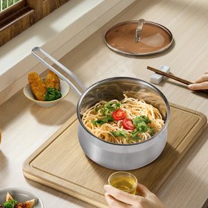 WANGYUANJI 2.85QT Petite marmite en acier inoxydable antiadhésive avec couvercle, compatible four et lave-vaisselle, pour tous types de cuisinières - Product Image 4