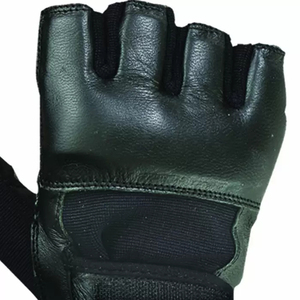Gants de fitness professionnels avec paume en silicone antidérapante, gants d'entraînement pour la musculation, logo personnalisé, gants de gym respirants à demi-doigts - Product Image 4