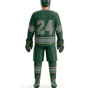 Ensemble d'uniformes de hockey sur glace respirants, look professionnel, ensemble sportif avec ajustement flexible et maintien complet des mouvements - Product Image 3