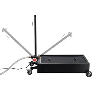 Vasca di raccolta olio mobile da 15 galloni con tubo da 2,2 m, pompa elettrica a basso profilo, a prova di perdite, resistente alla corrosione, per pompe dell'olio - Product Image 2