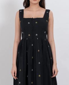 Vestido Elegante de Excelente Calidad, Ecológico, Lavable, Ligero, Tejido a Mano, Floral, Sin Mangas, Bordado, Corte en A, Ajustado, Cómodo - Product Image 5