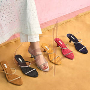 Sandalias de Tacón para Mujer de Primera Calidad, Duraderas, con Suela de Cuero Genuino Antideslizante y Forro de Terciopelo, Diseño Moderno, Gran Venta - Product Image 4