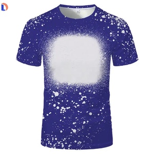 2022 automne Oem personnalisé Sublimation chemises de blanchiment haute qualité imprimé t-shirts unisexe Polyester t-shirts - Product Image 3