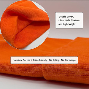 Vintage Ribbed Knit Beanie-Unisex Winter <b>Warm</b> <b>Hat</b> Soft Stretch Spandex/Cotton Minimalist Streetwear Essential - Product Image 5