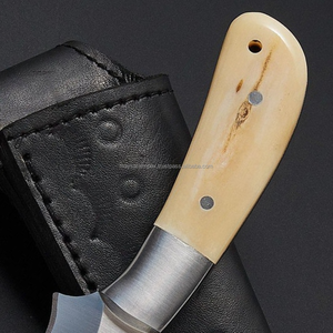 7.5-inch skinning <b>knife</b> Stainless Steel blade hunting <b>knife</b> Full tang <b>bone</b> <b>handle</b> <b>knife</b> Steel bolstered hunting <b>knife</b> - Product Image 4
