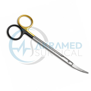 Ciseaux de lifting facial Gorney, courbés, manche en or TC, 17 cm, 19 cm, 23 cm, instrument chirurgical pour chirurgie plastique, certifié CE - Product Image 5