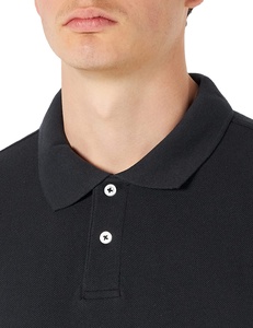 เสื้อโปโลผู้ชายทรงเข้ารูป ผ้าคอตตอนผสม สัมผัสนุ่ม แขนสั้น สไตล์ลำลอง สำหรับตลาดส่งออก - Product Image 5