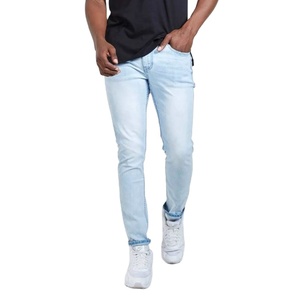 กางเกงยีนส์ทรงตรงลำลองขายาว คุณภาพสูง สไตล์ตะวันตก บริการ OEM เสื้อผ้าผู้ชาย กางเกงยีนส์ลำลอง - Product Image 6