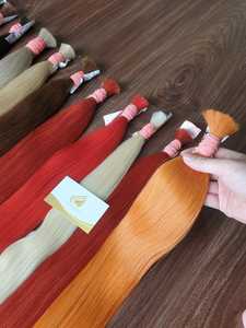 Extensions de cheveux humains vierges de haute qualité 100% couleur naturelle du Vietnam, texture droite, 100g, meilleur prix de gros, MOQ 1 pièce - Product Image 6