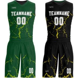 2025 maillots de basket-ball réversibles personnalisés uniformes de hauts de sport personnalisés pour hommes et jeunes tailles XS à 5XL - Product Image 3