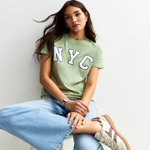 T-shirts pour femmes de couleur verte, best-sellers, légers, à séchage rapide, tissu confortable, vêtements décontractés pour femmes - Product Image 6