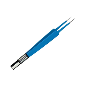 Azicon's Jeweller #4 Bipolar Forceps - Autoclavable Straight Micro-Tip Bipolar Forceps for High-Precision Tissue Coagulation - Product Image 2