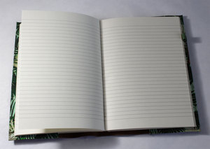 Fournitures de bureau : Journal en toile avec intérieur imprimé en couleur, rechargeable, en papier naturel brun fabriqué en usine, ligné et imprimé. - Product Image 4