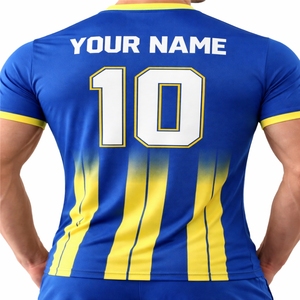 Uniforme de Fútbol Clásico para Hombre, Diseño Moderno, Transpirable, Cómodo, de Secado Rápido, 100% Poliéster, Personalizable - Product Image 3