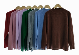 Haute qualité femmes à manches longues tricoté pull pull solide motif automne cacao couleur mode Style décontracté vente chaude - Product Image 3