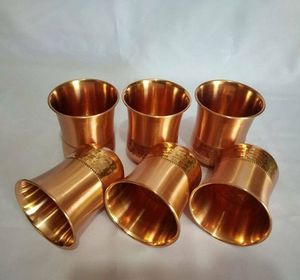 Custom Logo Pure <b>Copper</b> Glass <b>Copper</b> Water <b>Cup</b> Handmade <b>Copper</b> Tumbler Wholesale Hammered <b>Copper</b> Water Glass with Lid Pure - Product Image 3