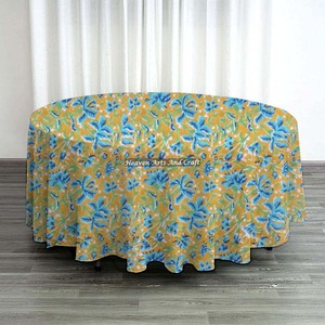 Easy Clean <b>Round</b> 100% Organic Cotton <b>Table</b> <b>Cloth</b> for Family Restaurant Modern Simple Luxury Dining <b>Table</b> <b>Cloths</b> - Product Image 2