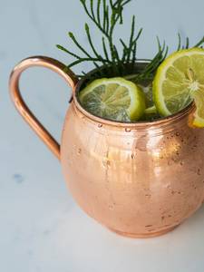 Nouvel Arrivage Tendance : Tasse Moscow Mule en Cuivre, Tasse en Cuivre Faite à la Main, Verre en Cuivre Mignon, Cadeau en Cuivre - Product Image 3