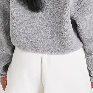 Sweat-shirt uni pour femme, confortable et décontracté, idéal pour l'hiver, durable, avec prix d'usine avantageux et service OEM, toucher doux, 2026 - Product Image 6