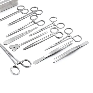 Ensemble d'instruments de chirurgie mineure de base Azicon, 13 pièces - Acier inoxydable |   Kit chirurgical clinique réutilisable et autoclavable - Product Image 3