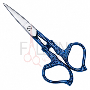 Ciseaux à broder en acier inoxydable, ciseaux à sourcils, ciseaux décoratifs à manche décoré, ciseaux pour travaux manuels - Product Image 4