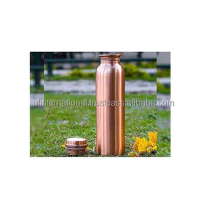 Botella de agua de cobre con color natural, botella de agua de cobre de lujo para uso en la oficina, camping y viajes, el mejor diseño - Product Image 1