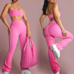 Ensemble de sport pour femme : soutien-gorge de sport sur mesure et legging taille haute push-up pour yoga et fitness - Product Image 6