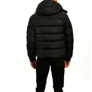 Veste matelassée pour homme de haute qualité, personnalisée, couleur unie, à capuche, pour l'hiver, usage extérieur, best-seller - Product Image 5