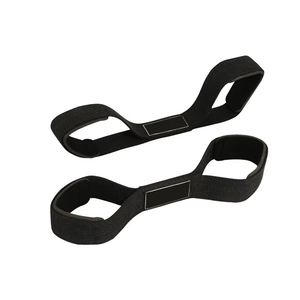 Nuevas correas de nailon personalizables en forma de 8, acolchadas con neopreno, ligeras, antideslizantes, ajustables, de alta elasticidad, con cierre a presión. - Product Image 4