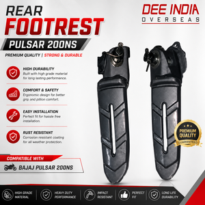 Reposapiés Trasero para Motocicleta Bajaj Pulsar 200NS |   Reposapiés Trasero Resistente |   De Alta Resistencia - Product Image 3