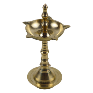 Ensemble de 2 lampes Joti en laiton massif, design indien fait main, idéal pour la décoration festive de Diwali, Akhand Joti Diya, décoration d'intérieur - Product Image 3