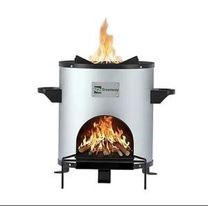 Poêle à bois commercial Greenway Smart Stove avec ventilateur axial, cuisinière robuste pour la cuisson à grande échelle - Product Image 1