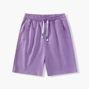 Shorts d'été décontractés pour hommes, de la plus haute qualité, 100% coton, écologiques, couleur unie, grandes tailles, pour garçons et hommes - Product Image 1