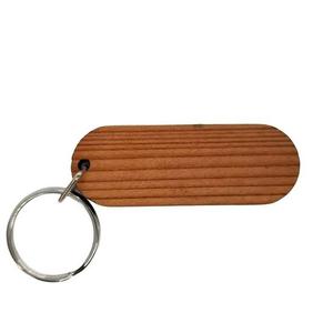 Premium Handmade Wooden Rectangle Keychain <b>Custom</b> Engraved Natural Wood <b>Key</b> Holder Personalized Gift for Men Women Corporate - Product Image 1