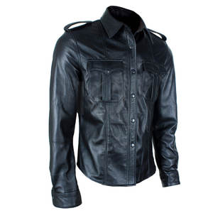 Chemises en cuir souple et résistantes pour hommes, coupe confortable, tissu léger, idéal pour le bureau et le quotidien - Product Image 2