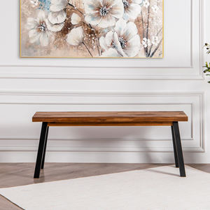 Banco de Madera Clásico Desarrollado para Combinar una Función de Asiento Práctica con una Apariencia de Madera Natural Limpia - Product Image 2