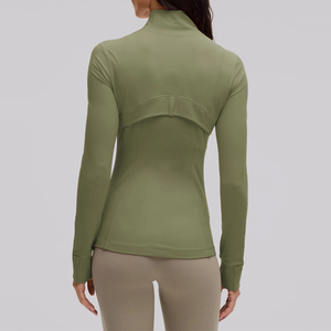 Chaqueta Deportiva para Mujer, Corte Ajustado, Elástica, de Secado Rápido, para Gimnasio, Fitness, Otoño, Ejercicio al Aire Libre - Product Image 2