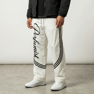 Pantalones Anchos Personalizados con Logotipo 2026, Pantalones de Alta Calidad con Cintura Ajustable con Cordón, Rayas Laterales, Pierna Ancha, Poliéster, para Hombre - Product Image 4