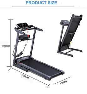 Tapis Roulant Portatile COCOLE, Mini Attrezzatura Fitness Silenziosa Pieghevole con Schermo LED in Acciaio per Uso Domestico - Product Image 4