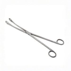 Pinces à éponges Forester incurvées de haute qualité en acier inoxydable médical, emballage personnalisé - Product Image 1