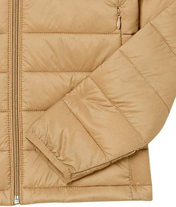 Women's Casual Thick Hooded Puffer <b>Jacket</b> Long Sleeve Fitness Waterproof Breathable Winter Zipper Closure Front Embroidery Logo - Product Image 2