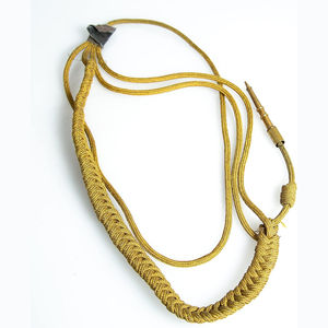 Cordones de hombro personalizados al por mayor OEM, de alta calidad, con punta de alambre dorada, plateada y blanca, accesorios de cordones para uniformes, aiguillette. - Product Image 3